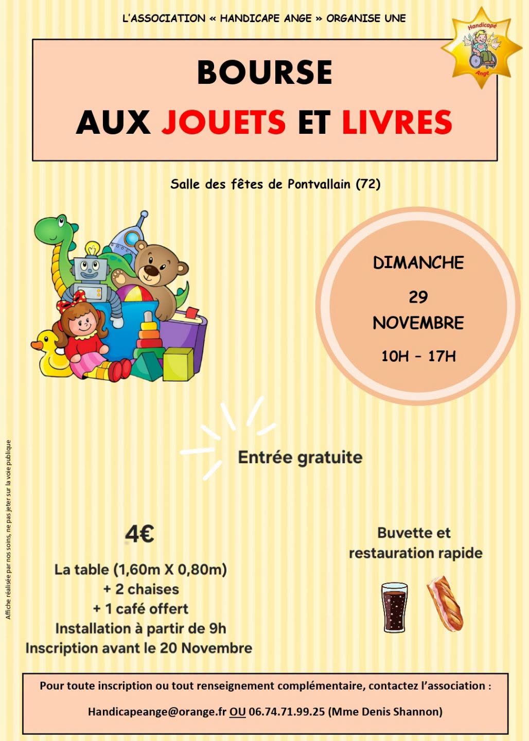 Affiche bourse aux jouets 2026