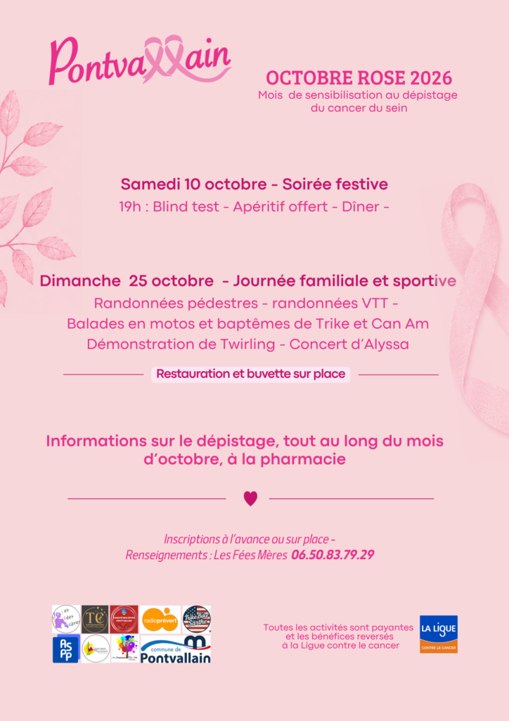 Affiche générale Octobre rose 2026